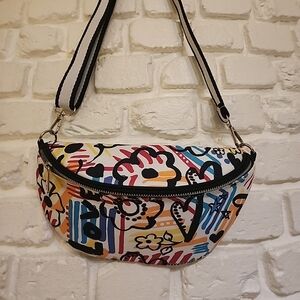 Brighton Love Graffiti Adjustable Waistbag